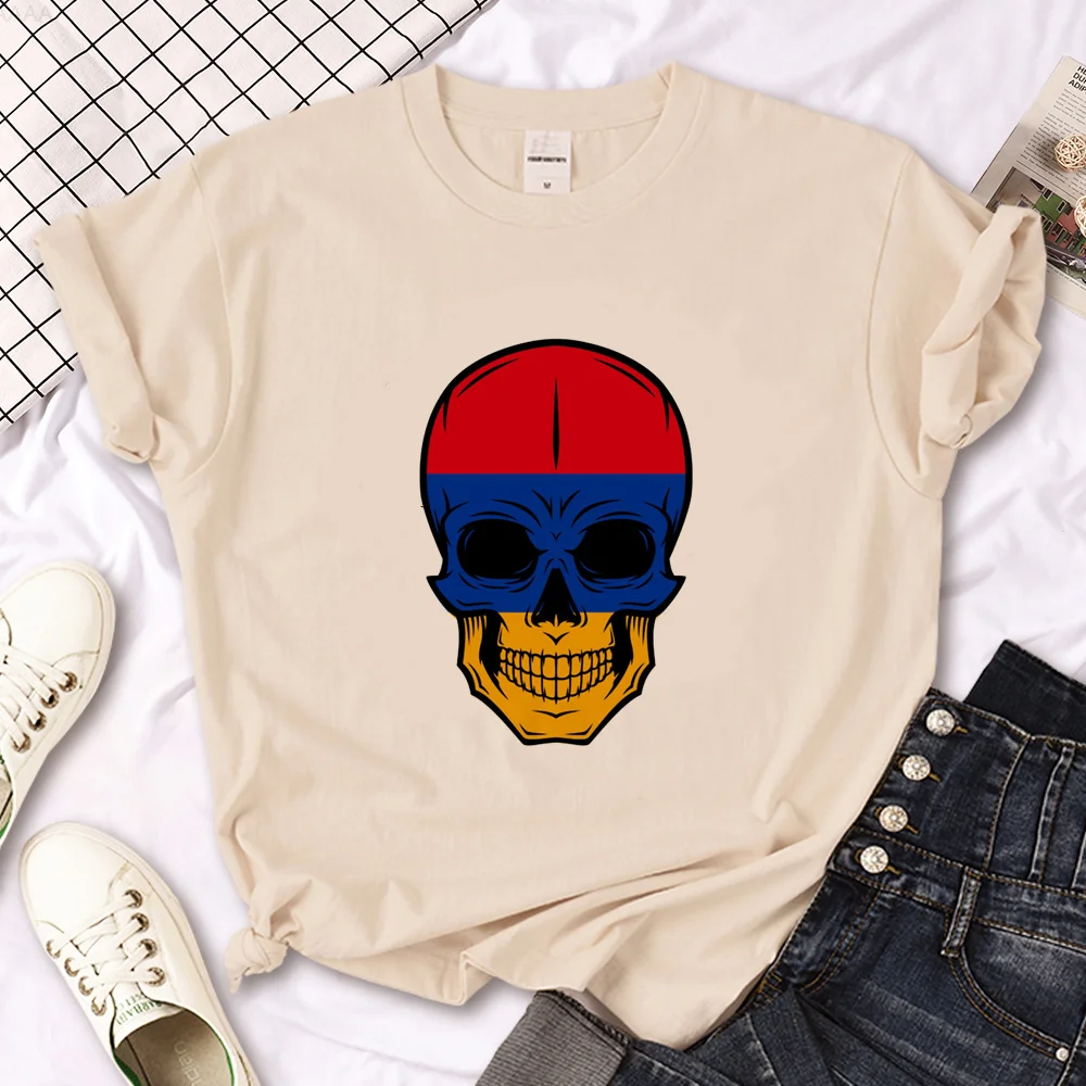 

Armenia t-shirts women Japanese comic manga t shirt girl manga clothes