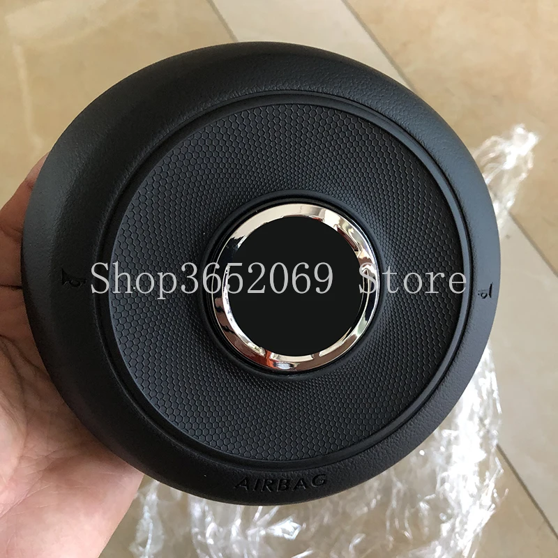 

For VW GOLF 7 GTI R-line Sport Honeycomb Round Steering Wheel Horn Cover Cap Center ABS Speaker Panel Car Accessory OEM Part