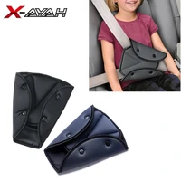 universal car safe belt child seat belt retainer triangle anti strangle adjuster soft pad clips protection for baby child belts