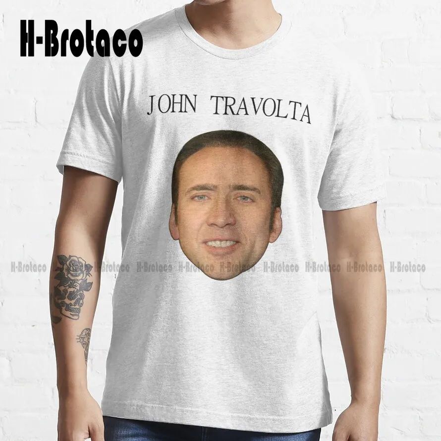 

John Travolta Nicolas Cage Face Off Trending T-Shirt Shirt For Men Custom Aldult Teen Unisex Digital Printing Tee Shirts Xs-5Xl