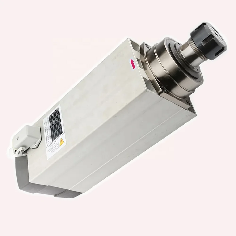 

High Speed ER32 CNC Router Spindle 7.5KW 380v Square Air Cooled Spindle Motor Kit For CNCLathe Machine