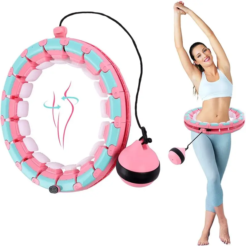 Intelligence Adjustable Sport Hoops Abdominal Thin Waist Exercise Detachable Burning Fit Gym Training Weight Loss Fitness Hoop