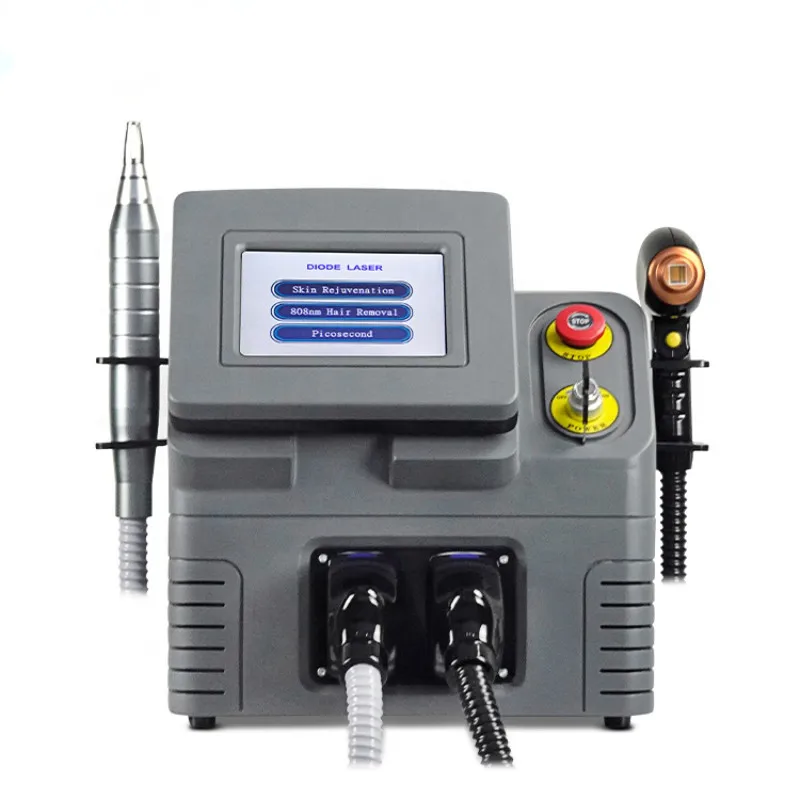 

Hair Tattoo Removal 2 in 1 808Nm Picosecond Diode Laser Beauty Machine Epilator Permanent Q Switched Nd Yag Portable Painless