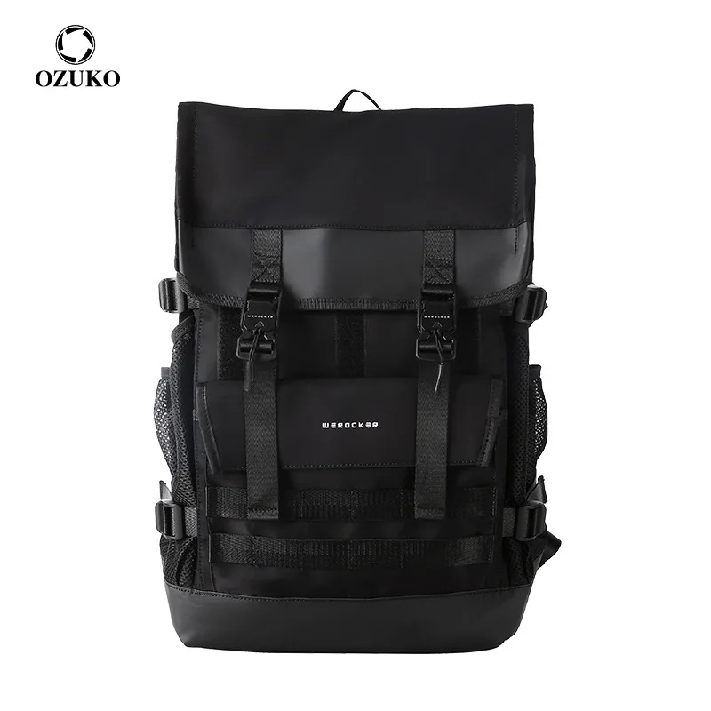 

2022 New OZUKO Men Backpacks Fashion Large Capacity Boy School Backpacks Laptop Backpacks Waterproof Nylon Male Travel Mochila