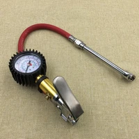 auto parts digital car air tire gauge inflator meter pressure manometer with pvc pipe hose for air compressor charging car truck