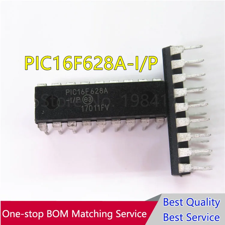 

2Pcs PIC16F628A PIC16F628A-I/P DIP18