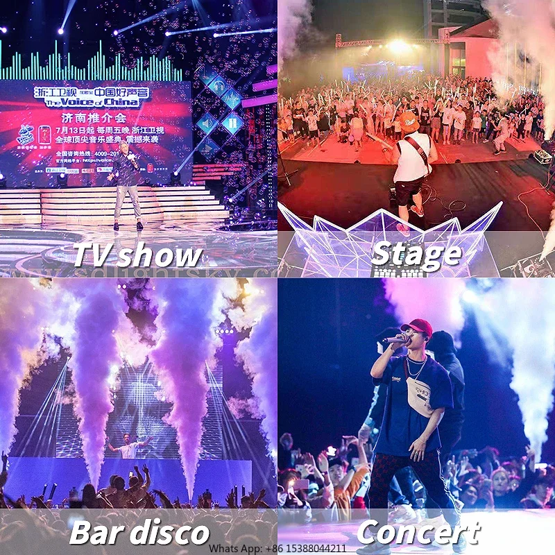 SHTX Высокомощная 3000 Вт RGB вертикальная дымовая машина для Dj Stage оборудование с