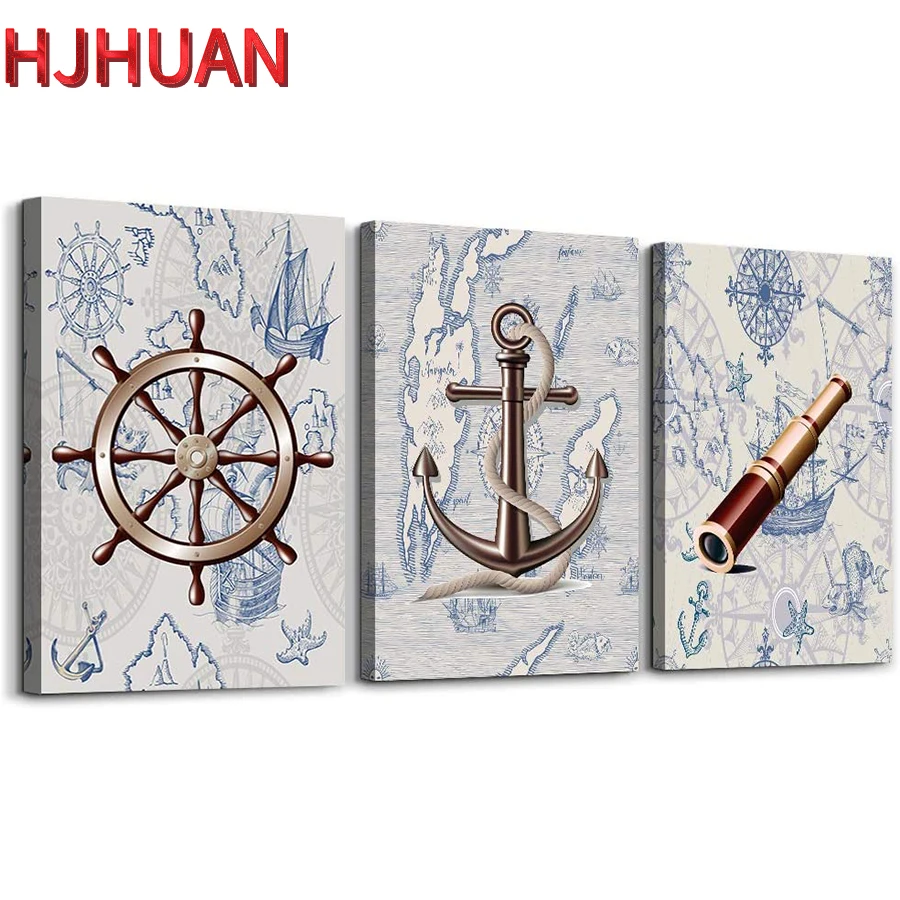 

Modern Abstract Creative Landscape Diamond Painting, Mosaic Diamond Painting, Full Square, Round Drill, New Gift, 3Pcs