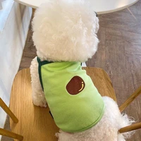 pet clothes summer thin with shoulder straps teddy bichon pomeranian cat schnauzer dog clothes small dog spring and autumn