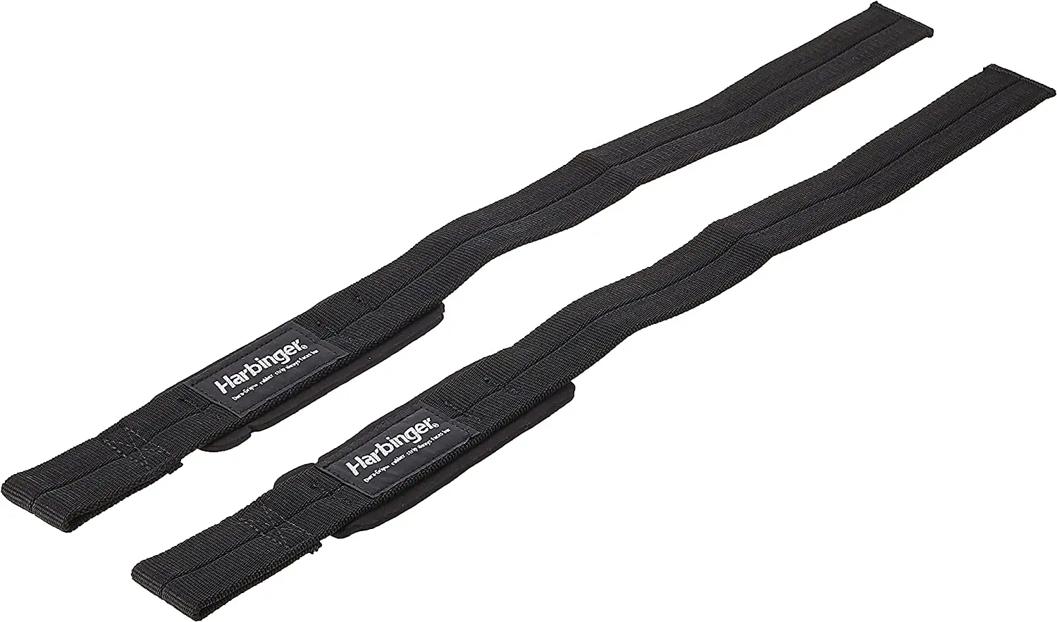 

Tiras de levantamento de nylon antiderrapante com aderência grande com DuraGrip (par)