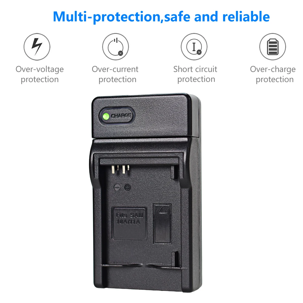 2 шт. SLB-11A SLB11A аккумулятор + тонкое зарядное устройство для Samsung CL80 EX1 HZ35W ST5500S TL350 WB650