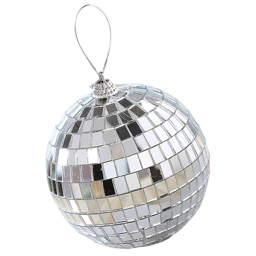 

Mirror Ball Party Decoration Disco Hangings Silver Decorations Reflective