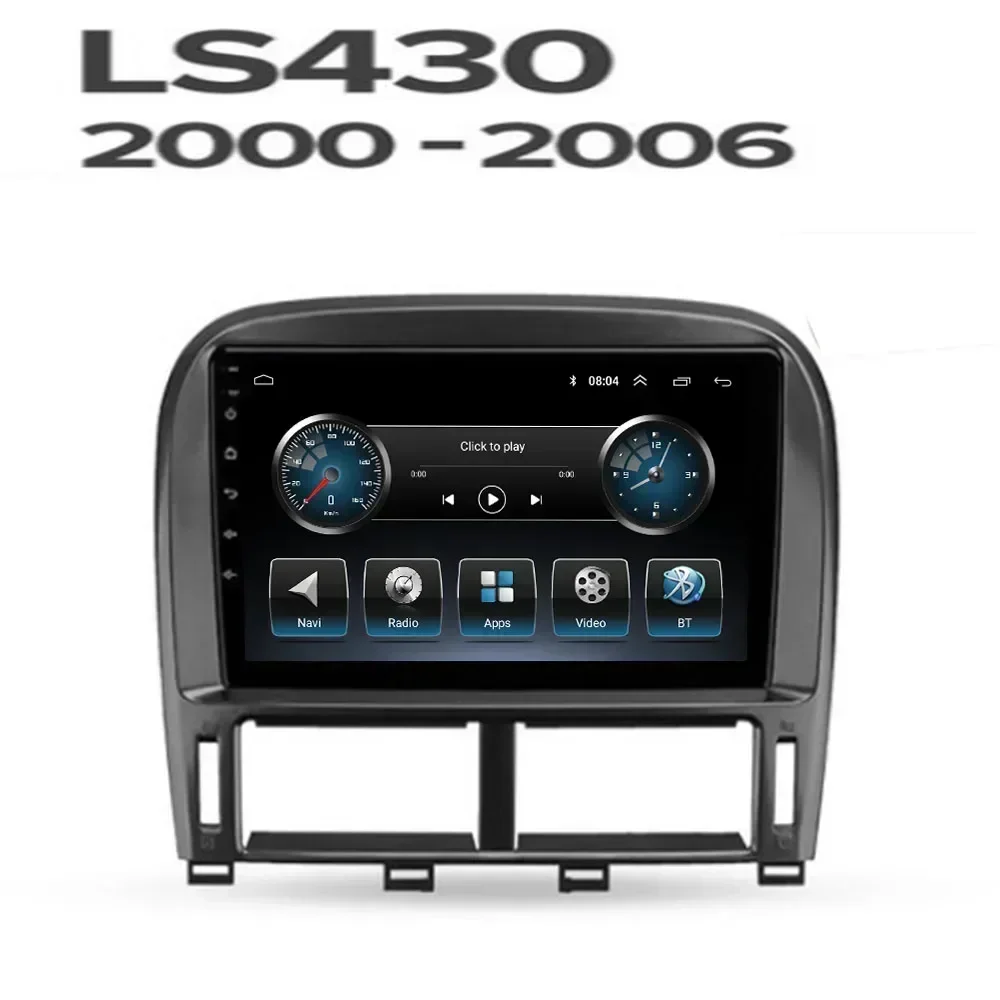 Для Lexus LS430 XF30 LS 430 2000-2006 Toyota Celsior Android 13 Автомобильный радиоприемник Мультимедийный