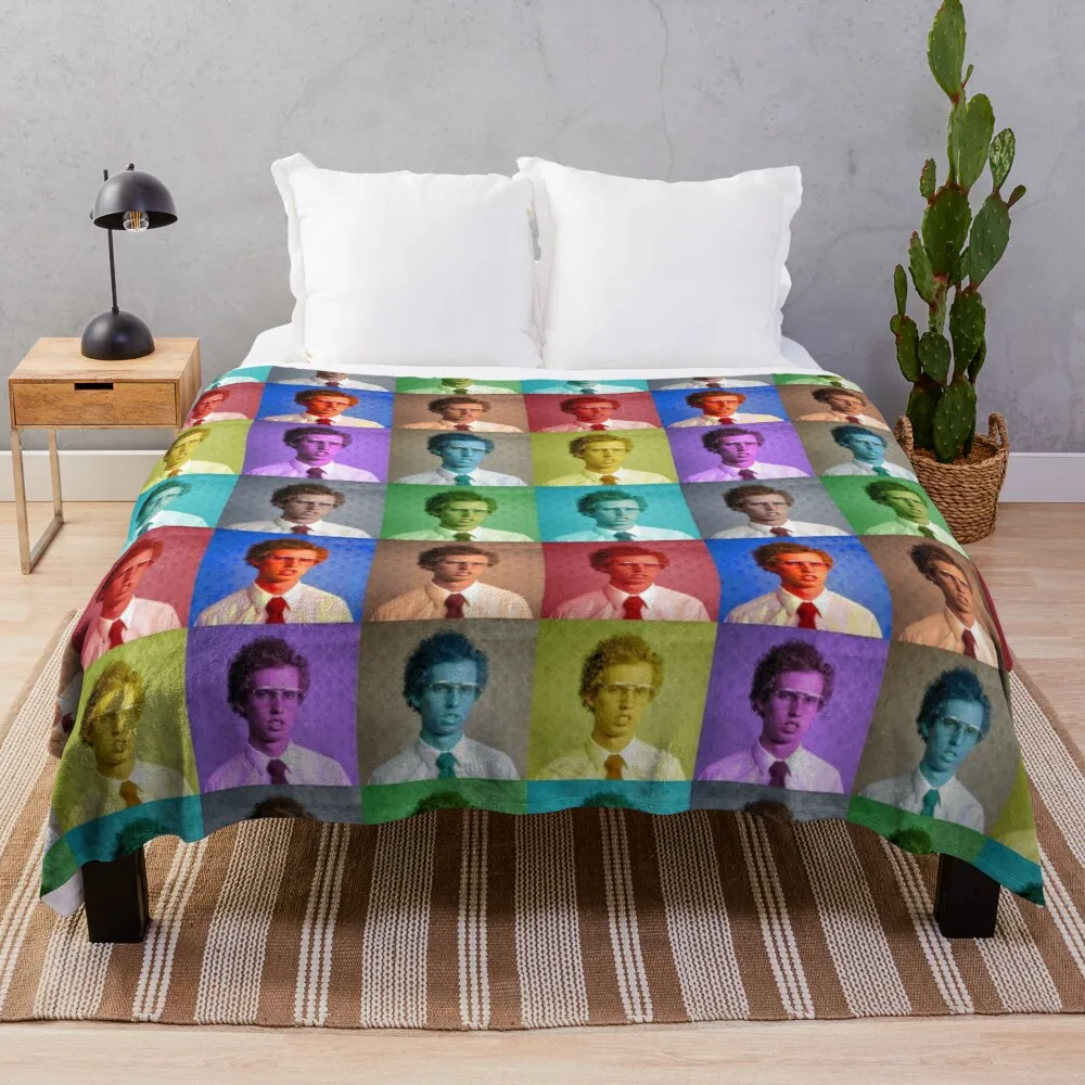

Napoleon Dynamite Collage Throw Blanket Summer blanket