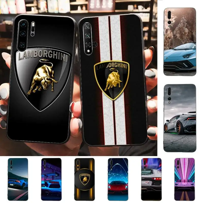 

Lamborghini Phone Case For Huawei P40 P30 P20 Pro P10 Plus P9 P8 Lite P Smart Cover