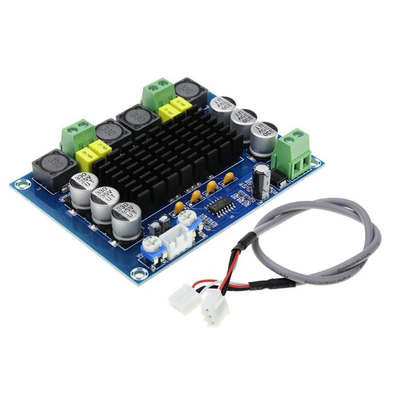 TPA3116D2 Dual-Channel Stereo High Power Digital Audio Amplifier Board 2X120W XH-M543 2 Pack