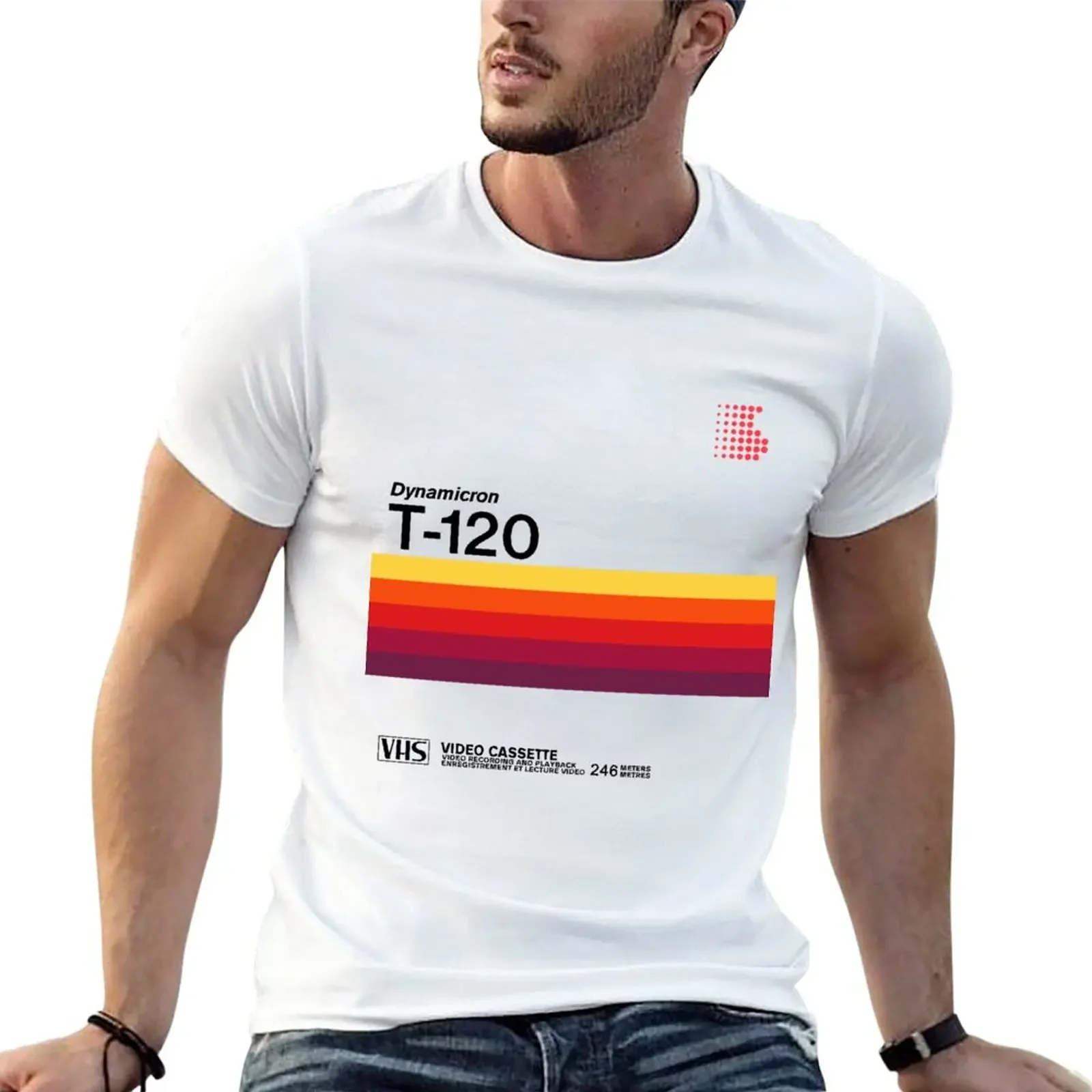 Футболка Sonnyy Dynamicron VHS Box Винтажная футболка для мальчиков белые футболки