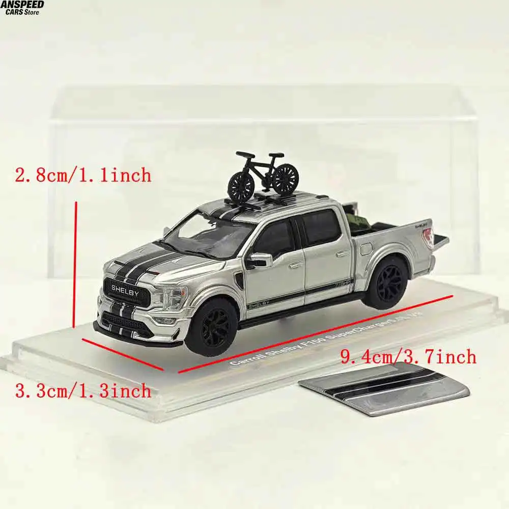 Фото Коллекционная модель пикапа Ford F-150 Shelby Fine Works x TPC 1/64 из литого сплава, подарок №3