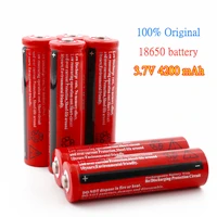 2022 new 2 20batches 18650 rechargeable battery 3 7v 4200mah lithium ion battery lithium battery for led flashlight