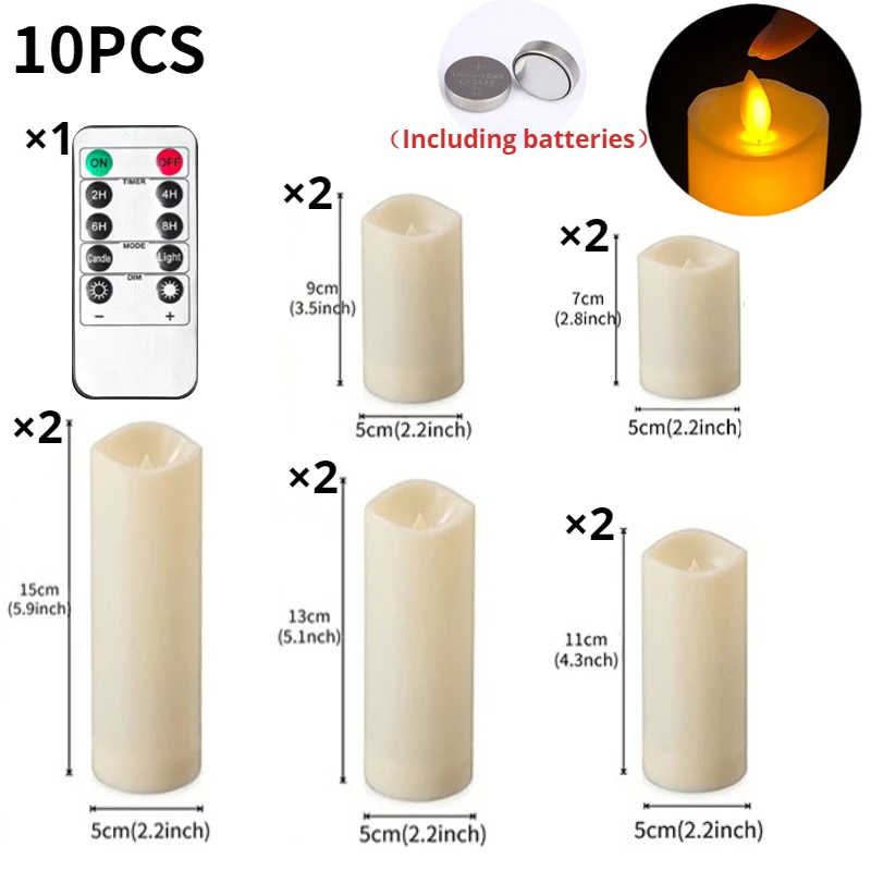

ANENG Мерцающие светодиодные свечи