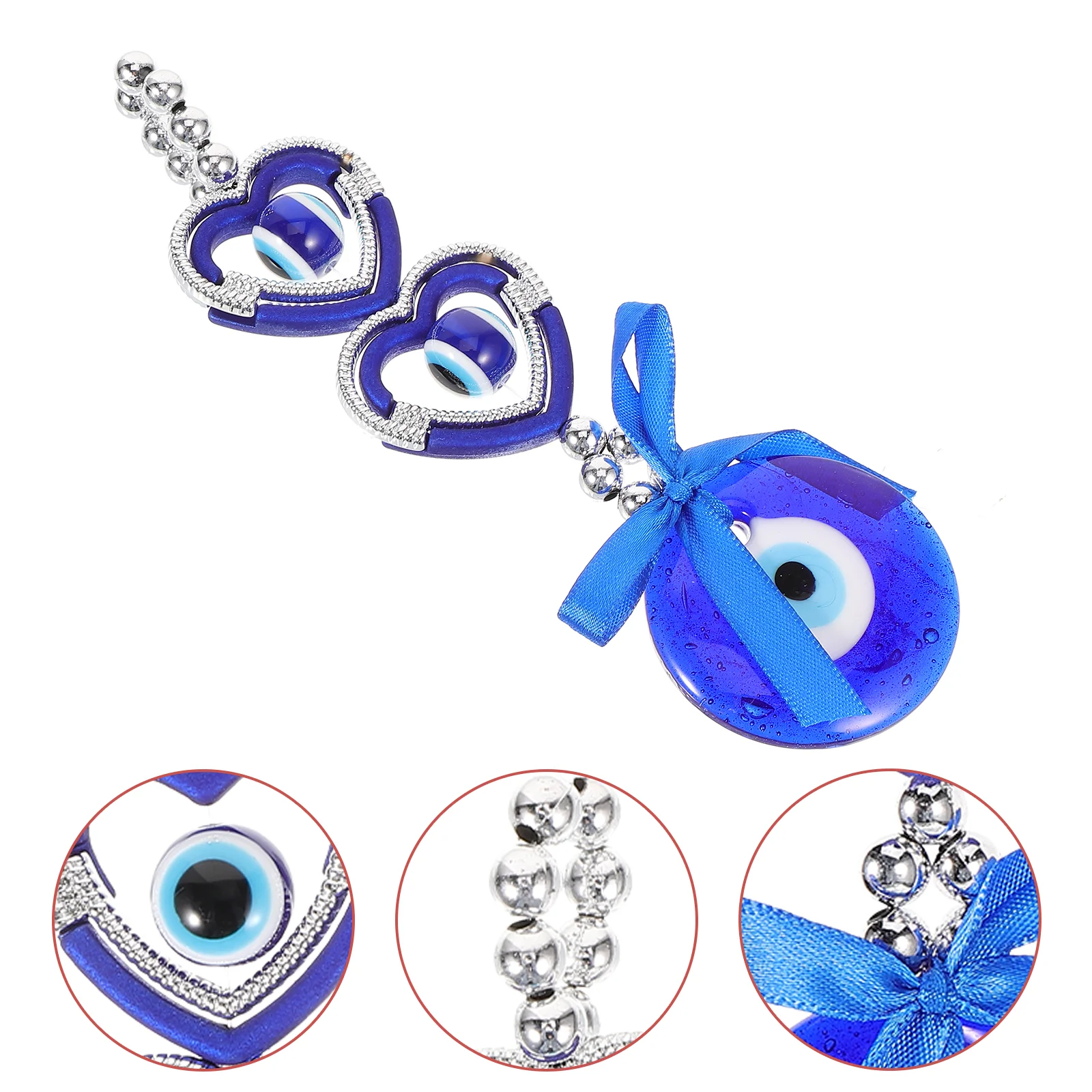

Evil Eye Protection Ornament Car Charm Blue Car Decor Beads For Hanging Car Decoration Housewarming Gift