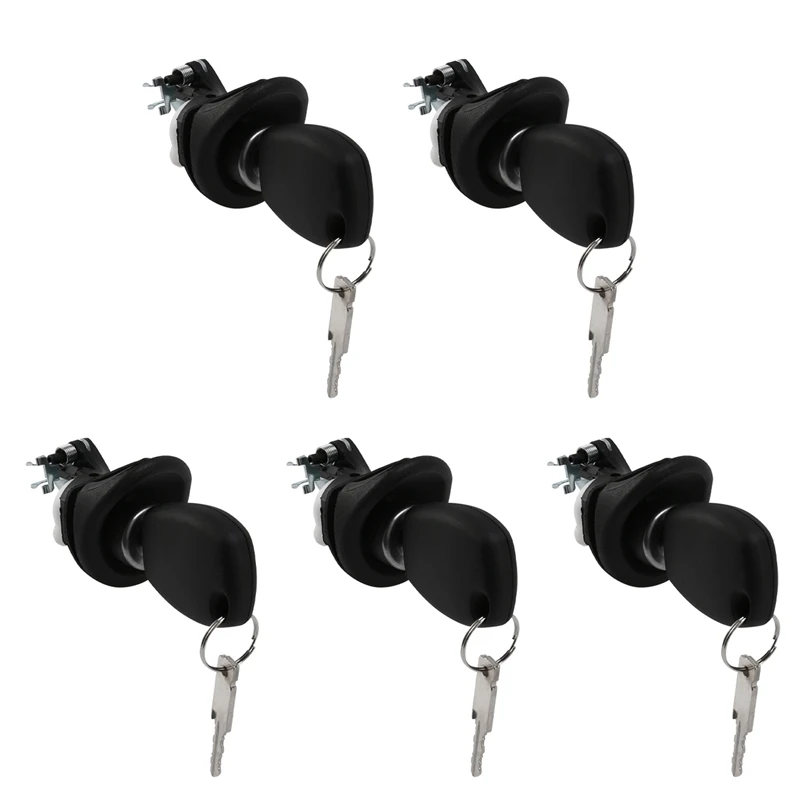 

5X Tailgate Trunk Back Lock With 5 Keys For Renault Twingo Logan 7701367940