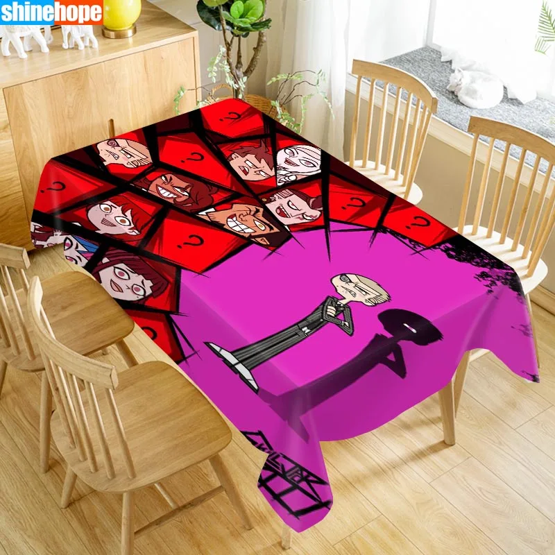 New Arrival Custom Kuzuryuu Fuyuhiko Table Cloth Waterproof Oxford Fabric Rectangular Tablecloth Home Party Tablecloth