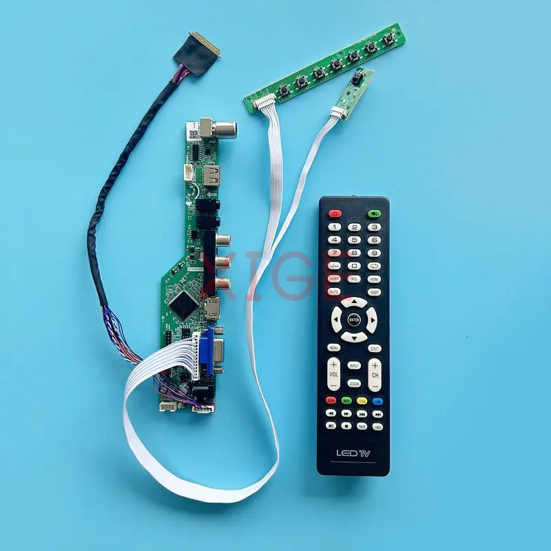 

Плата драйвера контроллера ЖК подходит для LTN156HT01 B156HB01 аналогового ТВ VGA + HDMI + AV + USB 15,6 "Комплект «сделай сам» 40 Pin LVDS экран ноутбука 1920*1080