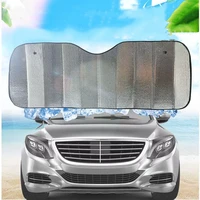 car sun block sunscreen insulation car sun visor curtain summer glass reflective mesh cover front and rear gear accessories