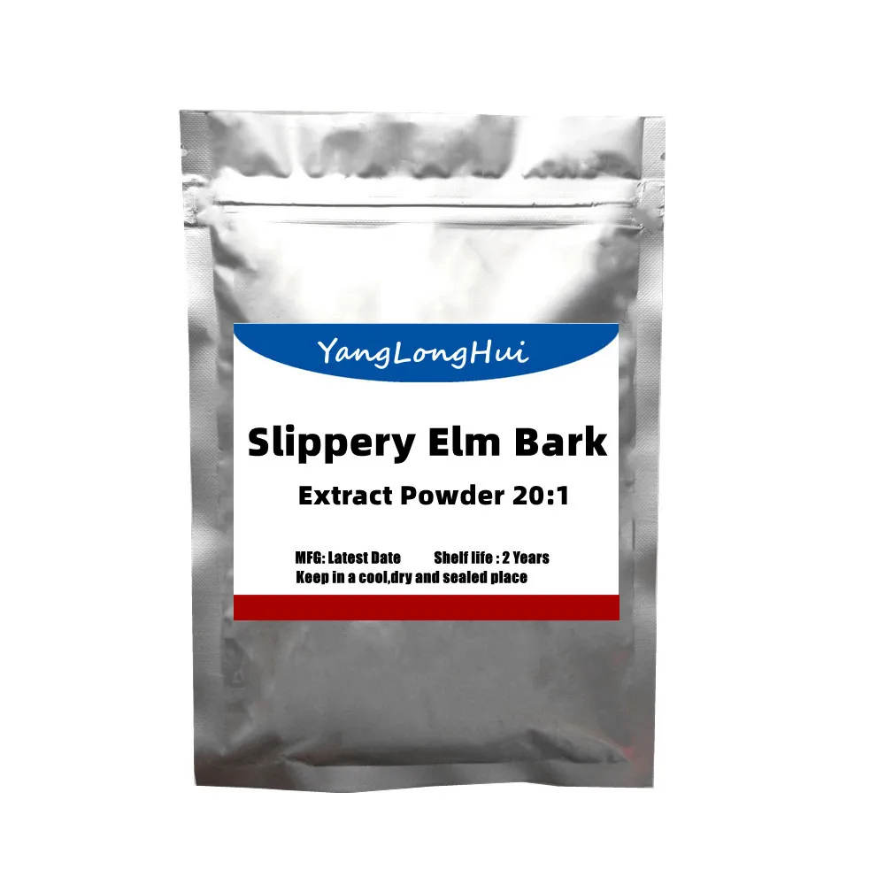 

NEW Slippery Elm Bark Extract Powder 20:1 - for Coughs and Sore Throats, Soothe All The Mucous Membranes of The Body,Face Makeup