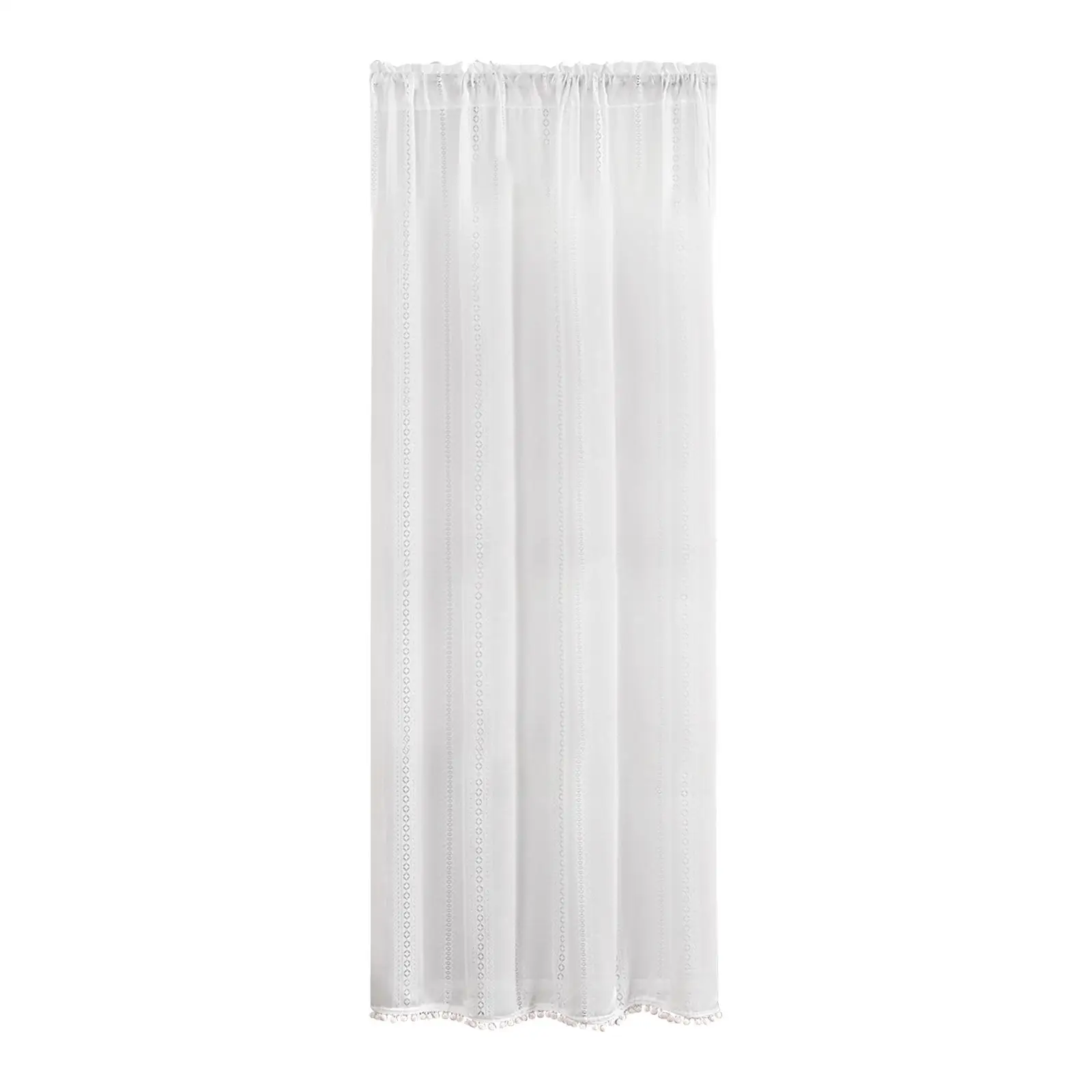 

Занавеска из белой пряжи 140 см x 175 см, занавески из прозрачной вуали для загородного дома, занавески для раздвижных стеклянных дверей, окон, украшение для гостиной