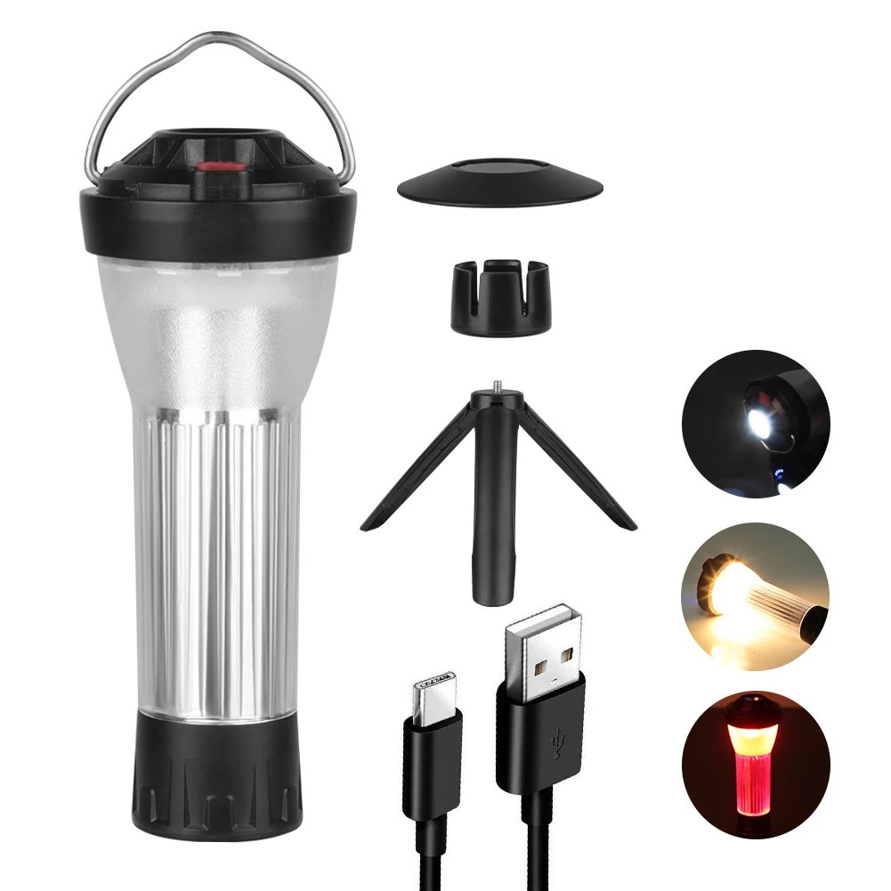 

3000mAh Camping Light with Magnetic Base Similar To Blackdog Goal Zero Lantern 5 Lighting Modes Led Flashlights Camp Supplies