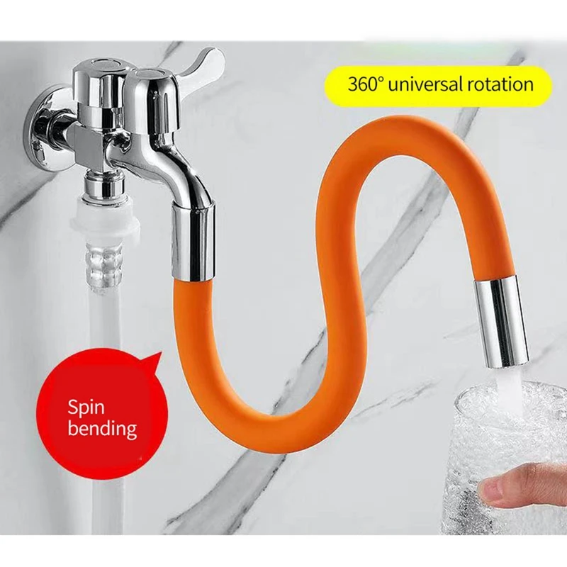 Аксессуары для кухонного смесителя Гибкая силиконовая труба Универсальный