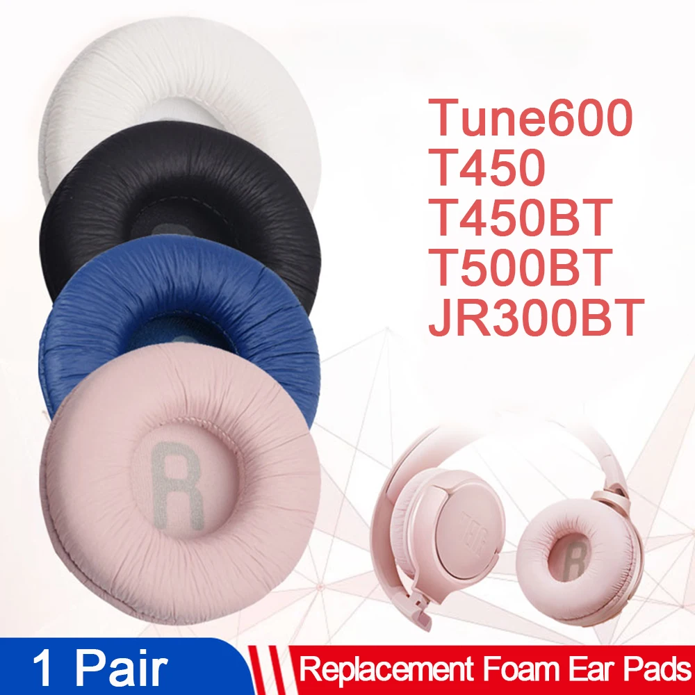 

1 Pair 70mm Replacement Foam Ear Pads Pillow Cushion Cover for JBL Tune 600 T450 T450BT T500BT JR300BT Soft Headphone Headset