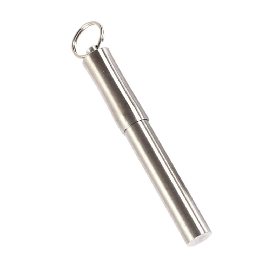 

Stainless Steel Waterproof Portable Toothpick Holder Travel Toothpick Storage Tube Titanium Alloy Toothpicks