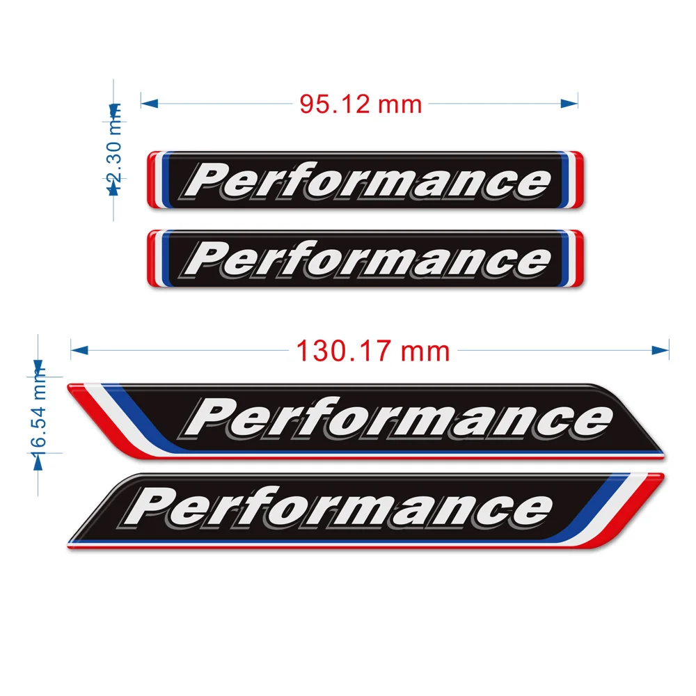 

2PCS Car Decal Logo Badge Auto Accessories Sticker M Power Performance For BMW M 1 3 4 5 6 7E Z X M3 M5 M6 Emblem