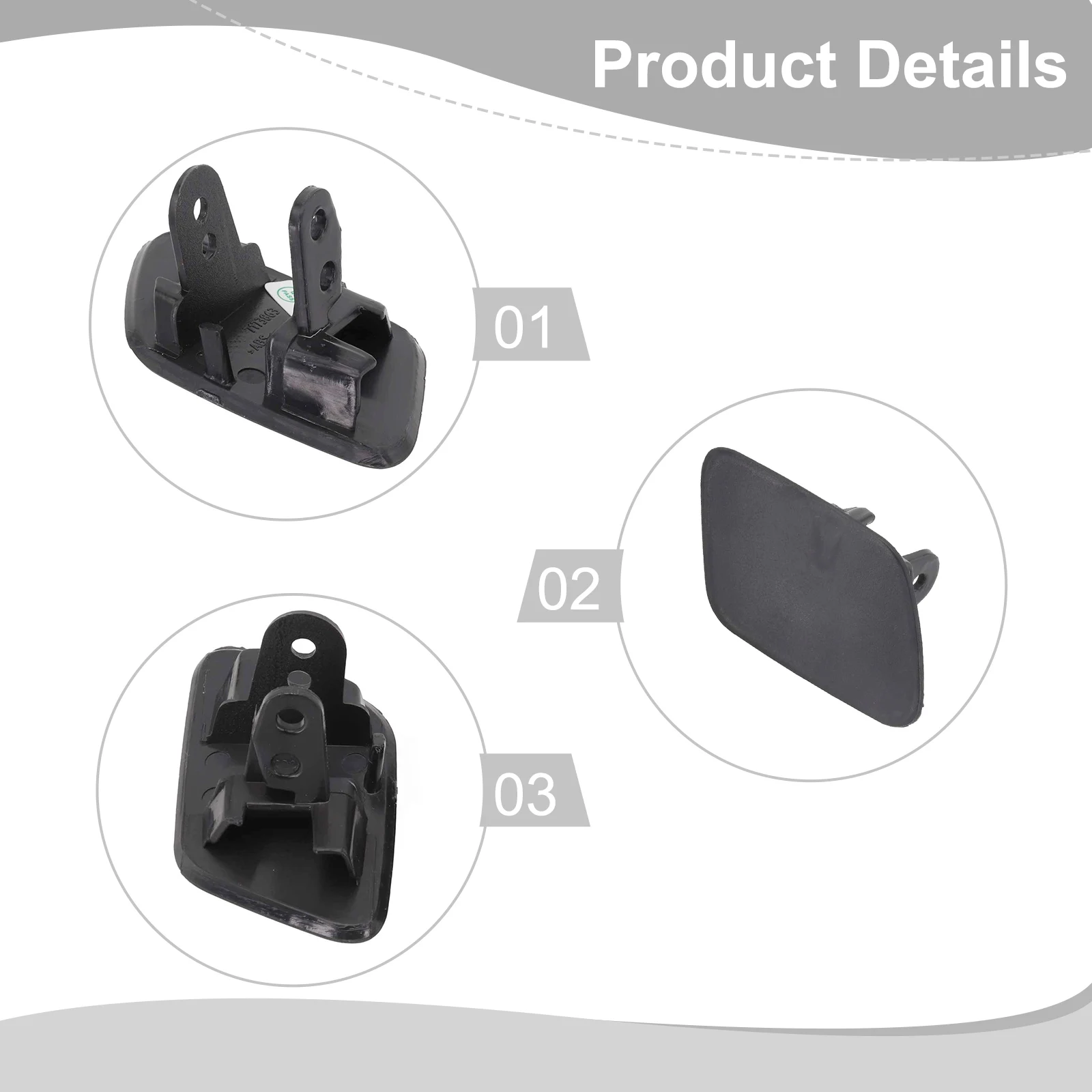 Подходит для BMW E70 2007-2012 1 пара крышка форсунки омывателя фар распылительная