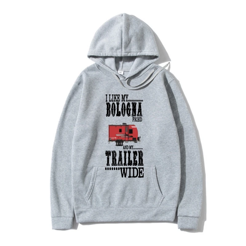 

Брендовая мужская толстовка, мне нравится моя Болонья жареная и мои прицепы, широкая толстовка с капюшоном