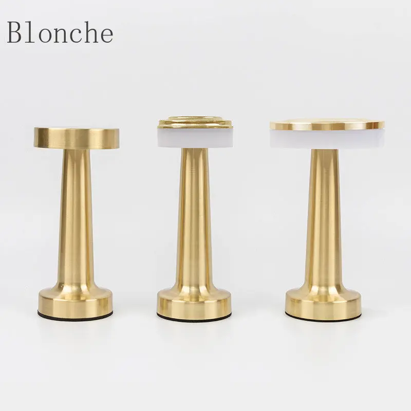

Modern Bar Table Lamp Night Light Portable Cordless Touch Rechargeable Decor Lamp for Bedroom Bedside Living Room Light Fixture