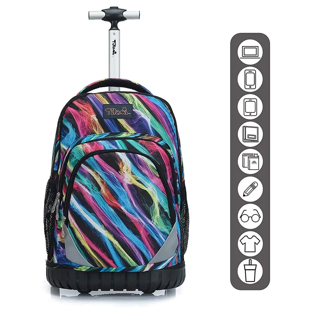 Rolling Backpack 19 inch Wheeled LAPTOP Boys Girls Travel School Student Trip…