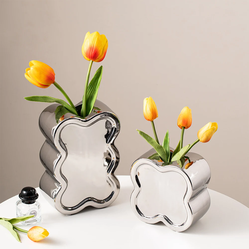 

Nordic Decoration Electroplating Vase Indoor Vase Room Decoration Plant Pot Table Decoration Modern Home Decor Garden Decoration