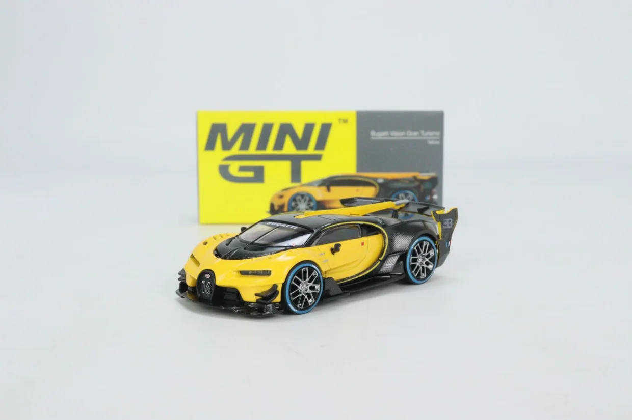 

Мини GT 1:64 Bugatti Vision Gran Туризм коллекционный орнамент из сплава подарок