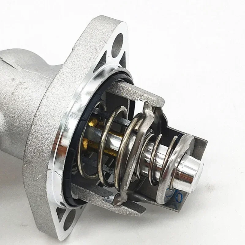 255002 E085 алюминиевый корпус термостата в сборе 25500-2E085 для Hyundai Elantra Kona Veloster Kia Soul Forte