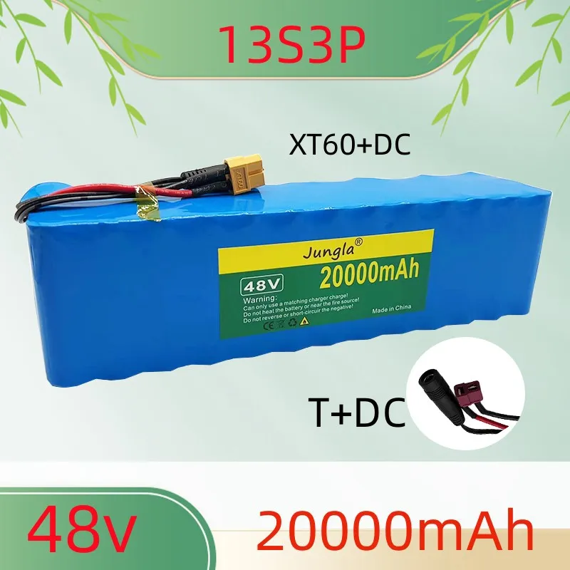 

2022 100% 13S3P 48v 30Ah 1000watt 18650 Battery Pack MH1 54.6v E-bike Electric Bicycle Battery Scooter with 25A Discharge BMS
