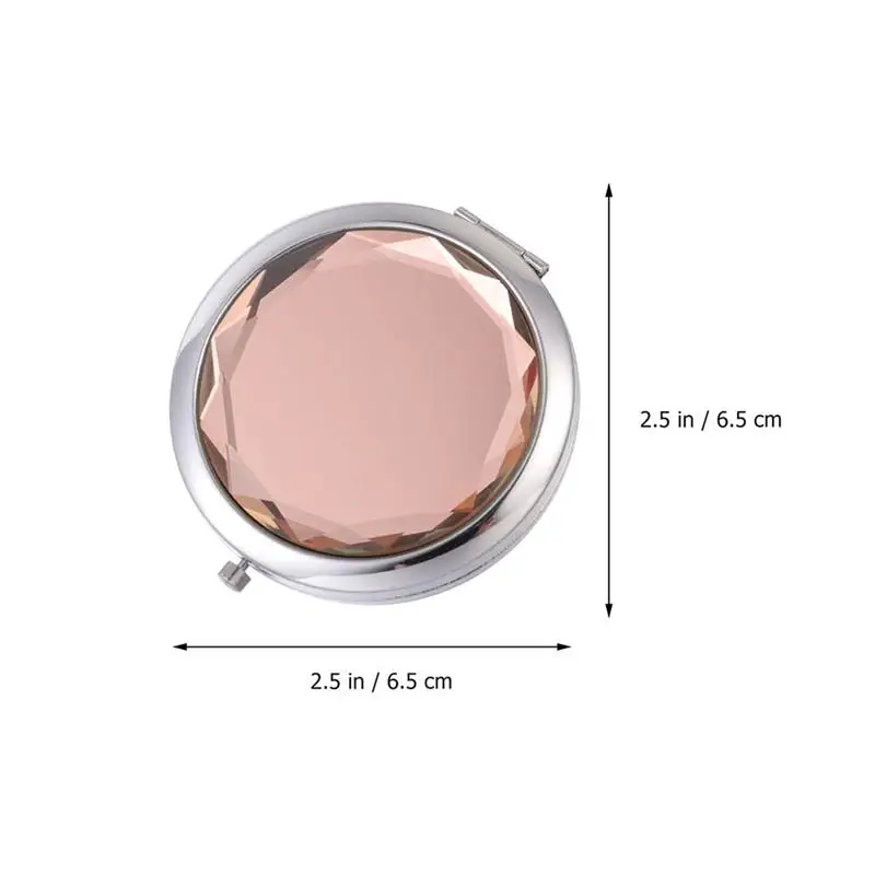 Складное компактное зеркало карманного размера 10 шт. двухстороннее для макияжа