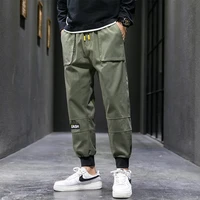 overalls new cargo pants outdoor loose youth casual cropped pants mens casual sports pants mens trousers