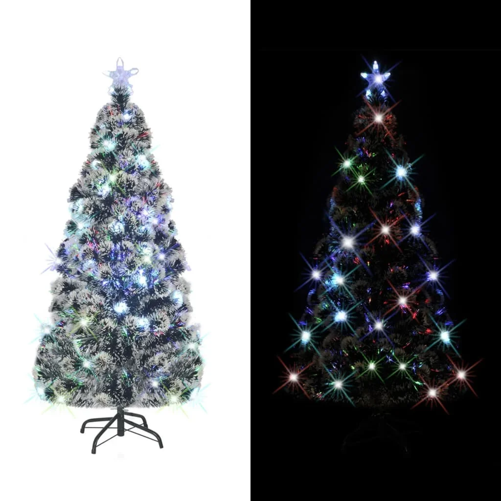 

Artificial Christmas tree and support/LED 210 cm optical fiber