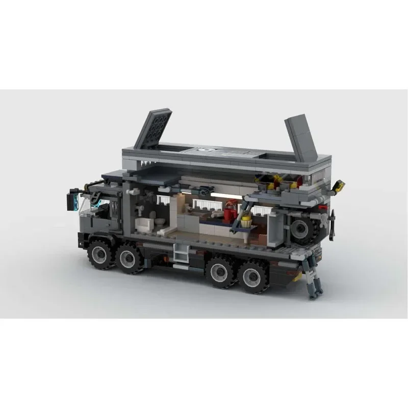 Конструктор Лего MOC-119891 Открытый кемпер-фургон 8x8