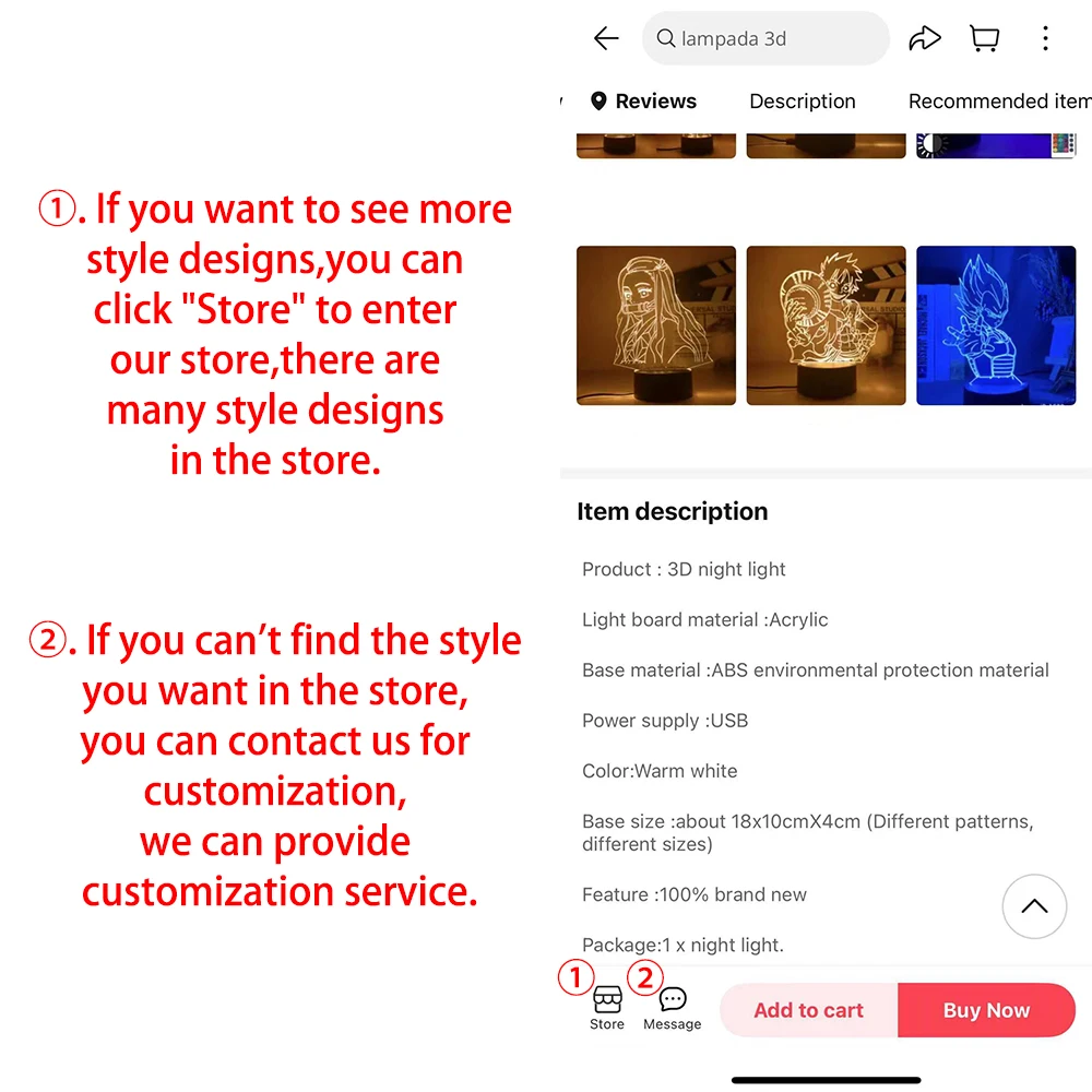 Пасхальная детская 3d иллюзия акриловая лампа декор детской комнаты детский