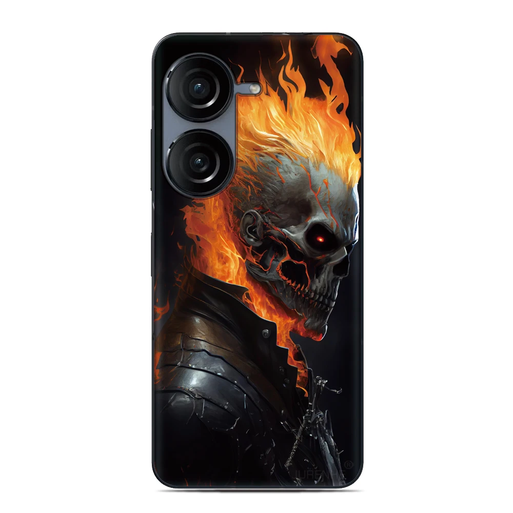 Фото Чехол для телефона с рисунком черепа для Google Pixel 10A 9A 8A 7A 6A 8 7 6 Pro 2 3 4 XL 3A 4XL 2XL, окрашенная силиконовая задняя крышка из ТПУ №3